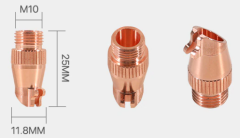 PORTATİF FİBER KAYNAK LAZER QILIN J NOZULU 1.6- DIŞ KÖŞE (D:11.8MM H:25MM M:10)