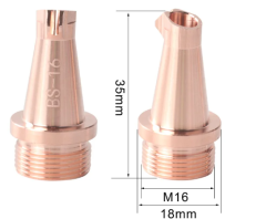 B-MODEL PORTATİF FİBER KAYNAK LAZER SUP BS-16 NOZULU- DIŞ KÖŞE (D:18MM H:35MM M:16)