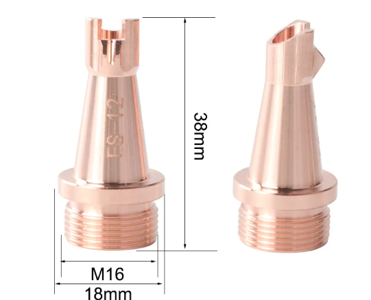 D-MODEL PORTATİF FİBER KAYNAK LAZER SUP FS  NOZULU- DIŞ KÖŞE (D:18MM H:38MM M:16)