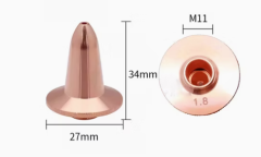 BOCI Alt. F Hava Kanallı Ucu Konik Nozul (D:27MM H:34MM M11)