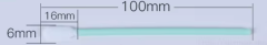 100 Ad/Paket L100 Tip Çift Katman Polyesterli Temizleme Çubuğu  (Uç Ölçü 10mm*1.6mm*6mm)