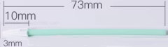 100 Ad/Paket L73 Ucu Sivri Tip Çift Katman Polyesterli Temizleme Çubuğu (Uç Ölçü 7.3mm*1mm* 3mm)