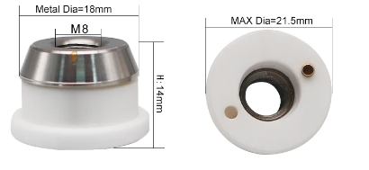 (21,5mm*14mm M8) OSPRI 3D Boru-Profil Seramik- Silindir