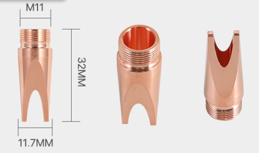 PORTATİF FİBER KAYNAK LAZER WSX A - NOZULU - İÇ KÖŞE (D:12mm H:32mm M:11)