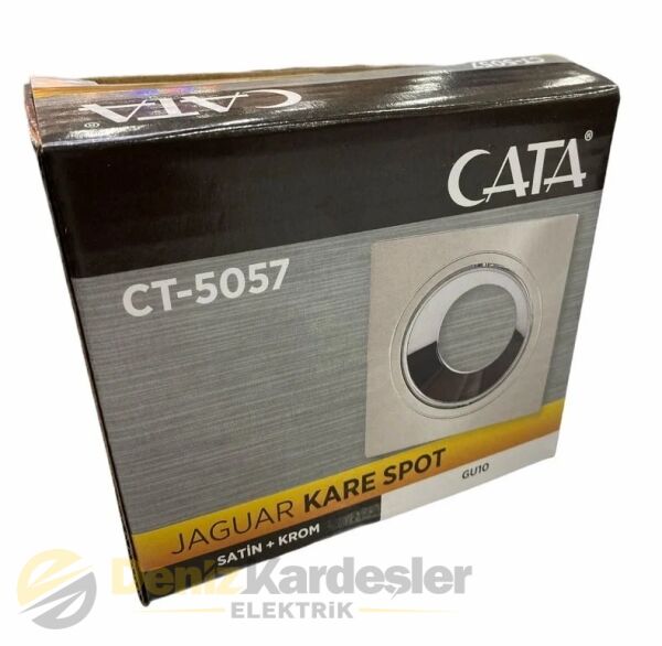 CATA JAGUAR KARE SPOT ( SATİN KASA-PLATİN )