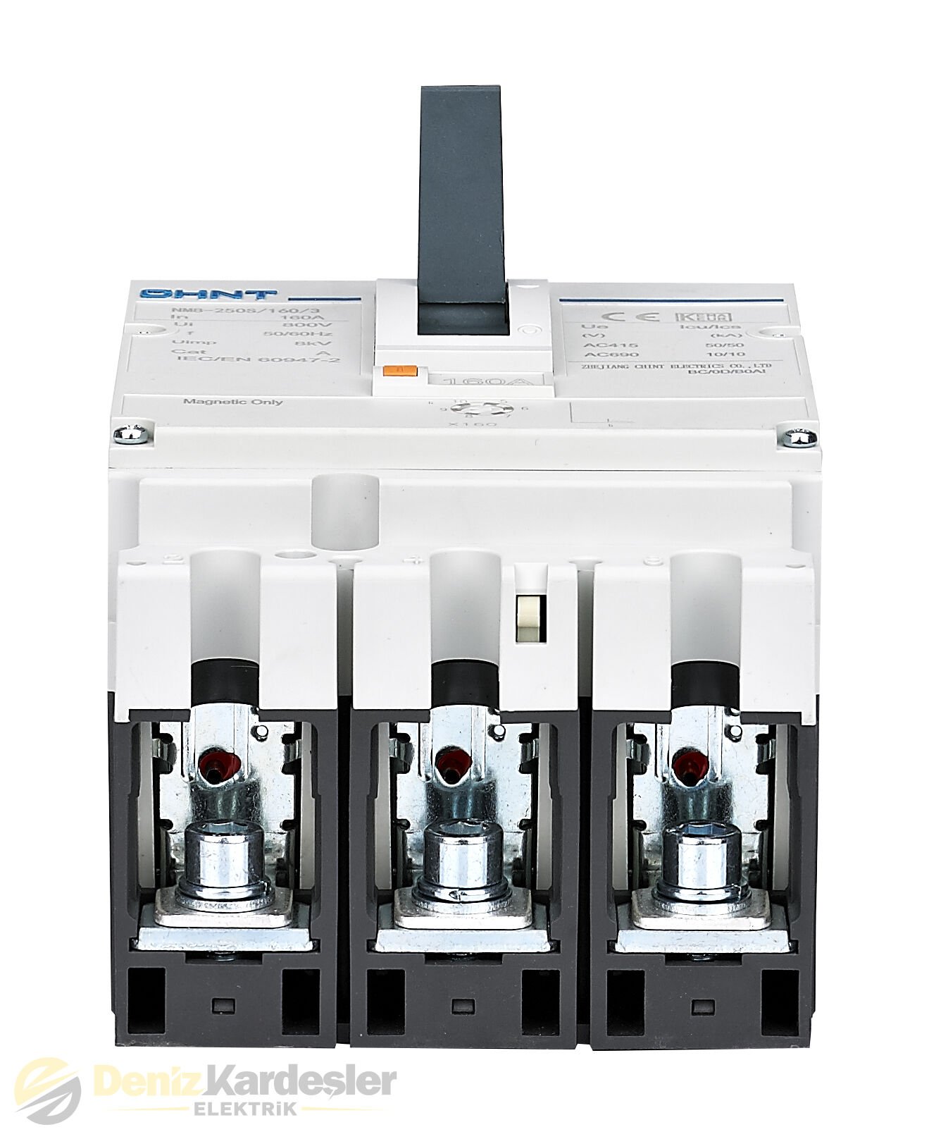 CHİNT NM8N-250S 3 Kutuplu 160A 50kA Termik Manyeti
