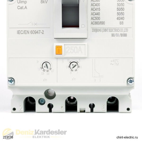 CHİNT NM8N-250S 3 Kutuplu 250A 50kA Termik Manyeti