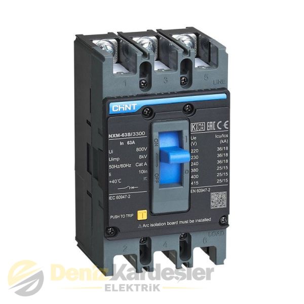 CHİNT NXM-63H/3300 3 KUTUP 25A 50kA
