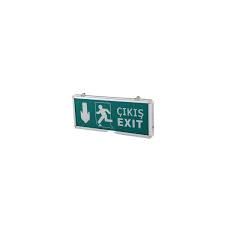CATA 3W EXIT ÇIKIŞ ARMATÜRÜ LEDLİ 3 SAAT AKÜLÜ