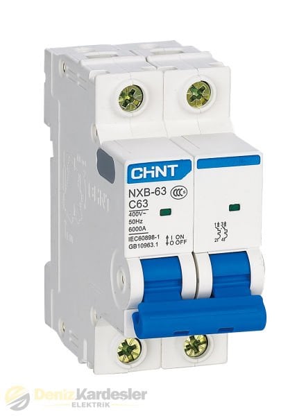 CHİNT NB7 Serisi / 2 Kutuplu 6kA / C tipi 10A Otom