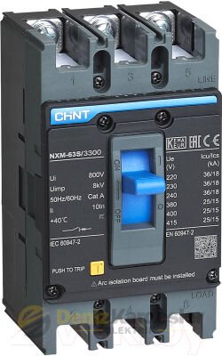 CHİNT NXM-125H/3300 3 KUTUP 80A 50kA