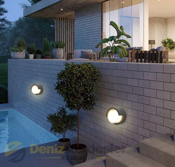 CATA 15W BORA LED BAHÇE APLİK