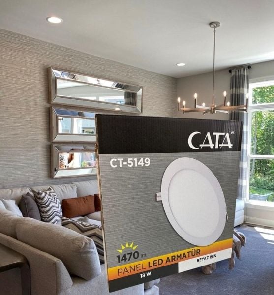 CATA 18W SLİM PANEL(BEYAZ)