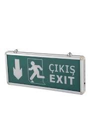CATA 3W EXIT ÇIKIŞ ARMATÜRÜ LEDLİ 3 SAAT AKÜLÜ