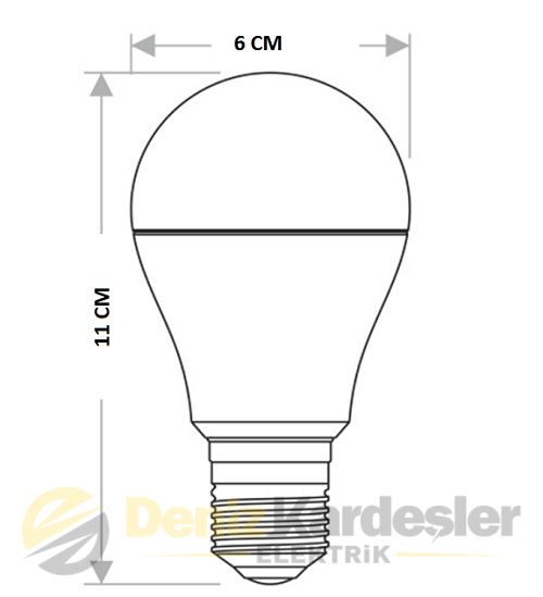 CATA 12W DİMLENEBİLİR BEYAZ IŞIK LED AMPUL