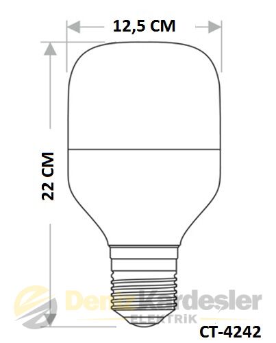 CATA 45W TORCH LED AMPUL (E-27) (BEYAZ)