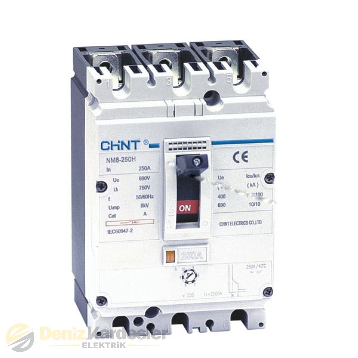 CHİNT NM8N-630Q 4 Kutuplu 630A 70kA Termik Manye