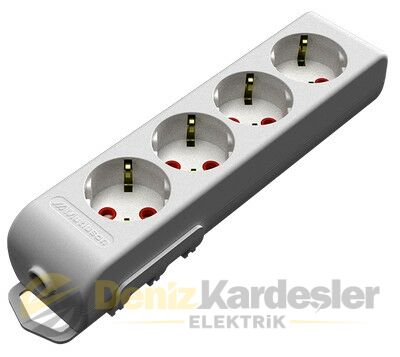 MUTLUSAN RI-TECH DÖRTLÜ TOPLI GRUP PRİZ(Ç.K)(KLEM)