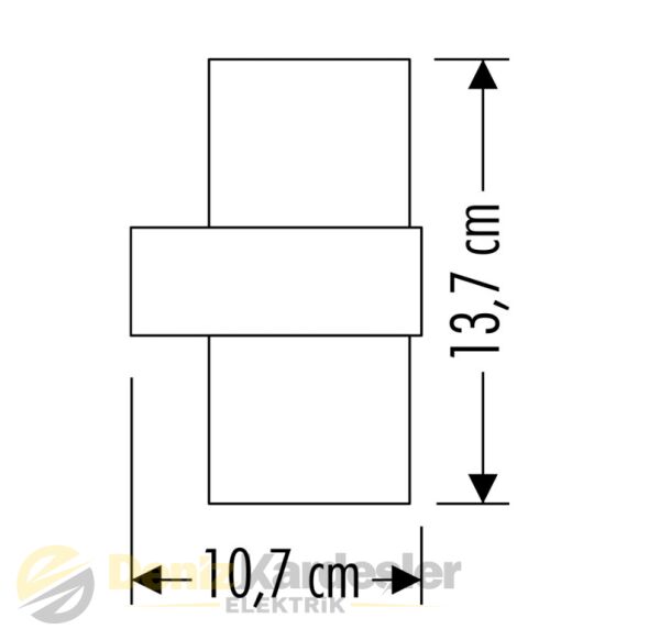 CATA 12W BORA LED APLİK DIŞ MEKAN