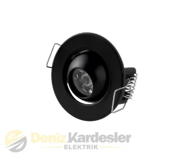 CATA 1,5W POWER LED UFO SPOT SİYAH KASA (BEYAZ)