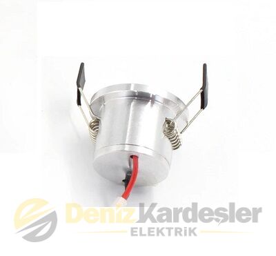 CATA 1,5W  YILDIZ SPOT POWER LEDLİ SATİN KASA (G.I
