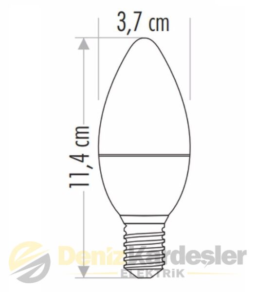 CATA 7W LEDLİ BUJİ AMPUL ( GÜNIŞIĞI )