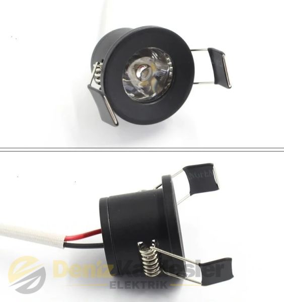 CATA 1,5W  YILDIZ SPOT POWER LEDLİ SİYAH KASA (BEY