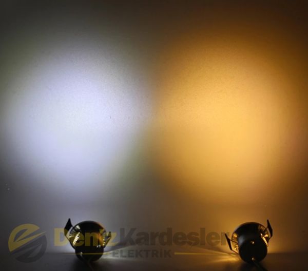 CATA 1,5W  YILDIZ SPOT POWER LEDLİ SİYAH KASA (BEY
