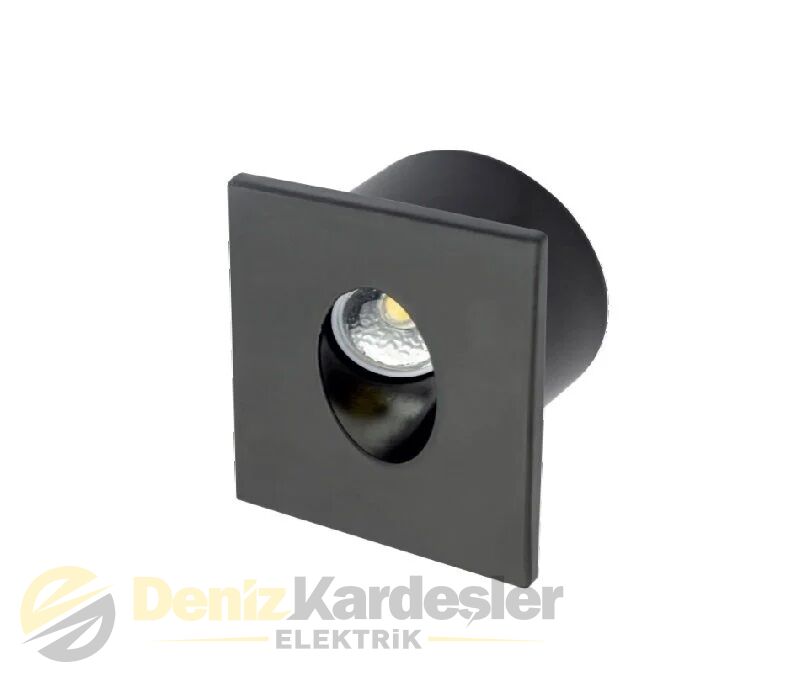 CATA 3W LEDLİ KORİDOR ARMATÜRÜ SİYAH KASA(GÜNIŞIĞI