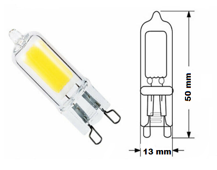 CATA 5W LED KAPSÜL AMPUL (G9) (220V) (GÜNIŞIĞI)