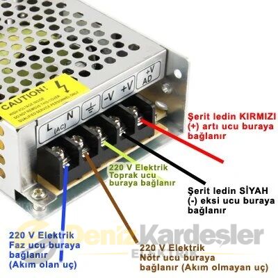 CATA 220 VOLT ŞERİT LED ( MAVİ )