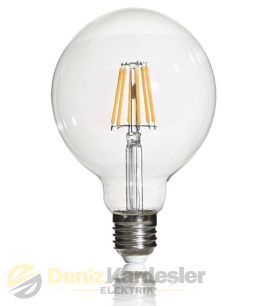 CATA 6W EDİSON  LED AMPUL G95 GLOP AMPÜL (GÜNIŞIĞI