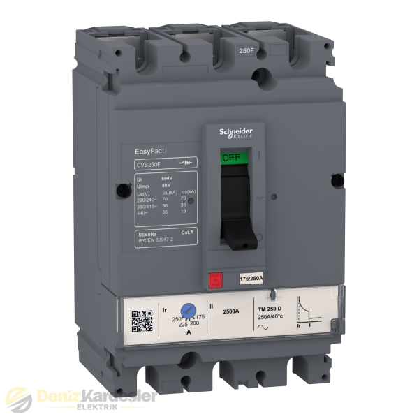 SCHNEİDER CVS250F TM200D 3P3D