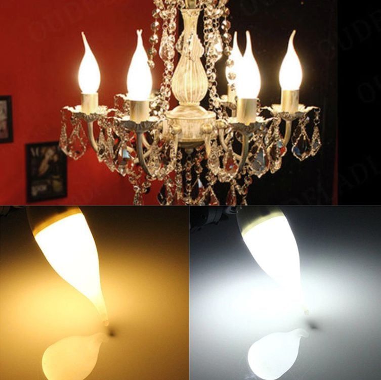CATA 8W LEDLİ KIVRIK BUJİ AMPUL(BEYAZ)