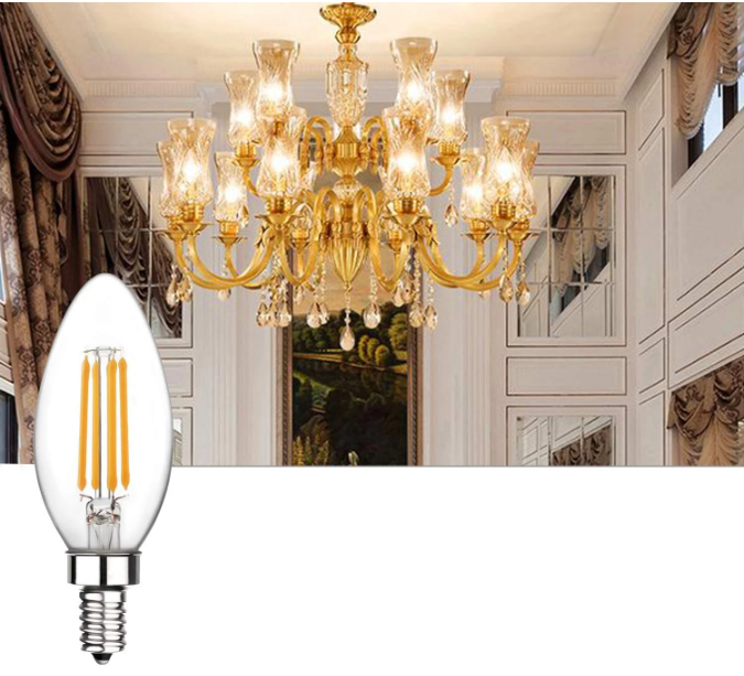 CATA 4W LED FİLAMENT BUJİ AMPUL  (GÜNIŞIĞI)