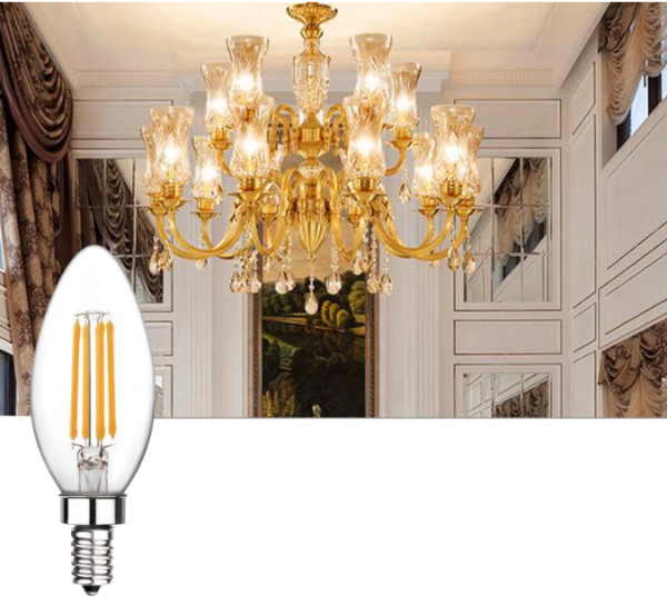 CATA 4W LED FİLAMENT BUJİ AMPUL  (GÜNIŞIĞI)