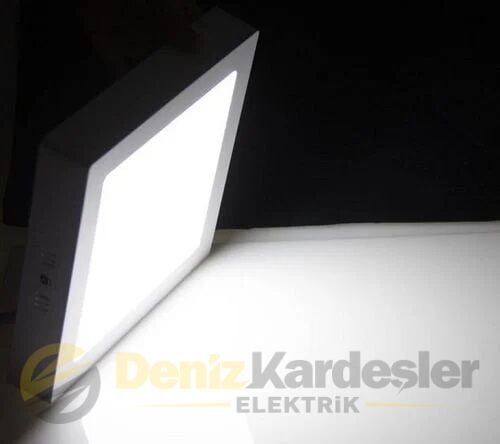 CATA 30W SIVA ÜSTÜ LED PANEL (KARE) (BEYAZ)