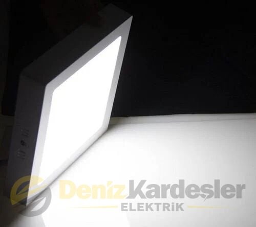 CATA 25W SIVA ÜSTÜ LED PANEL (KARE)(BEYAZ)