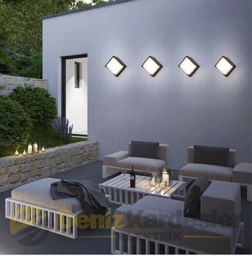 CATA 15W DOMİNİK LED BAHÇE APLİK
