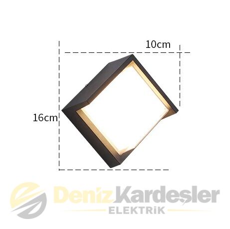 CATA 15W DOMİNİK LED BAHÇE APLİK