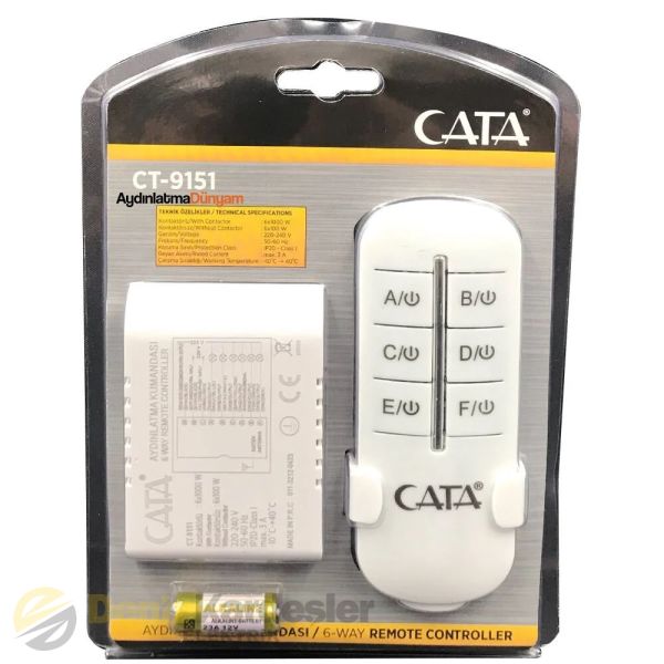 CATA AYDINLATMA KUMANDASI (6X100W)