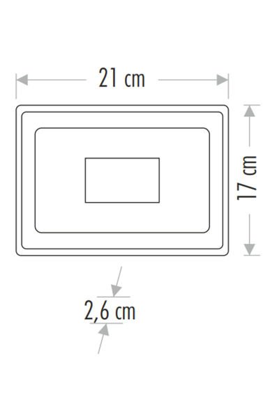 CATA 30W SLİM LED PROJEKTÖR (BEYAZ)
