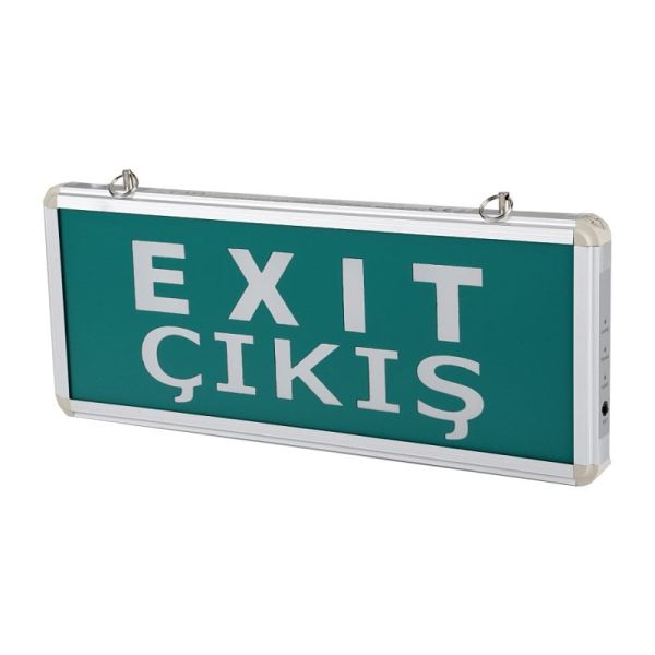 CATA 3W EXIT ÇIKIŞ ARMATÜRÜ LEDLİ 3 SAAT AKÜLÜ