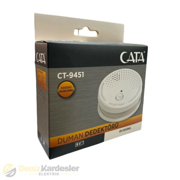 CATA PİLLİ DUMAN DEDEKTÖRÜ