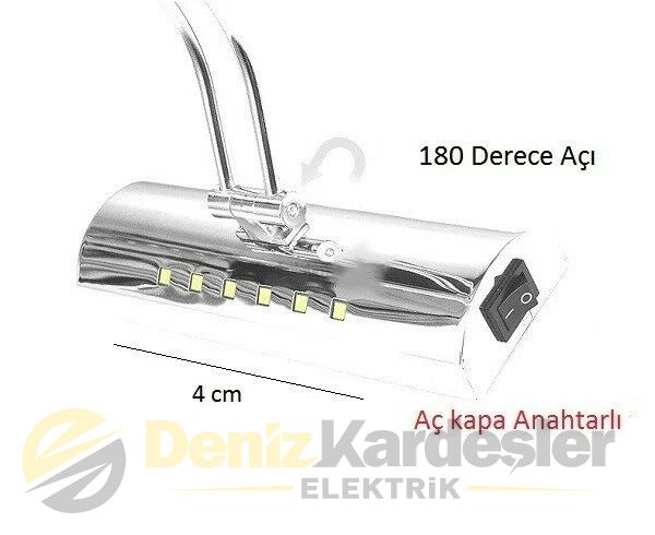 CATA 7W LEDLİ KUĞU APLİK (GÜNIŞIĞI)