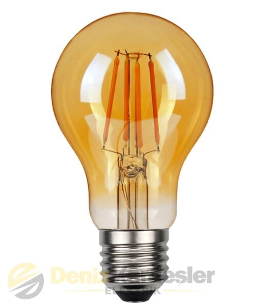 CATA 4W RUSTİK LED AMPUL (E27)(AMBER)