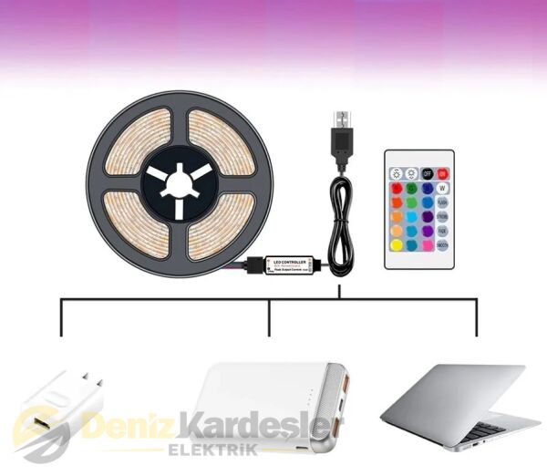 CATA RGB ŞERİT LED SET (USB GİRİŞLİ)