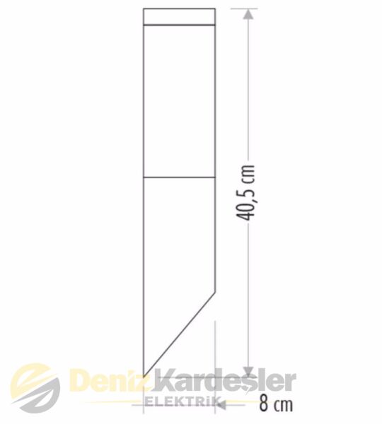 CATA VENEDİK DUVAR TİPİ BAHÇE ARM. (32,2 CM)(E27)