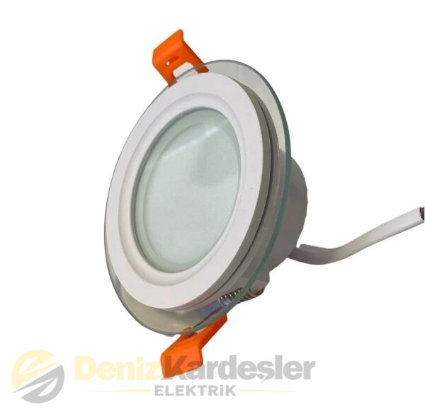 CATA 6W YUVARLAK CAMLI LED PANEL (BEYAZ)