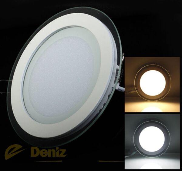 CATA 6W YUVARLAK CAMLI LED PANEL (BEYAZ)